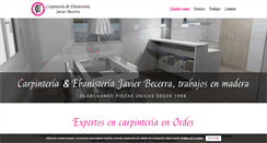 Desktop Screenshot of carpinteriajbecerra.com