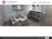Tablet Screenshot of carpinteriajbecerra.com